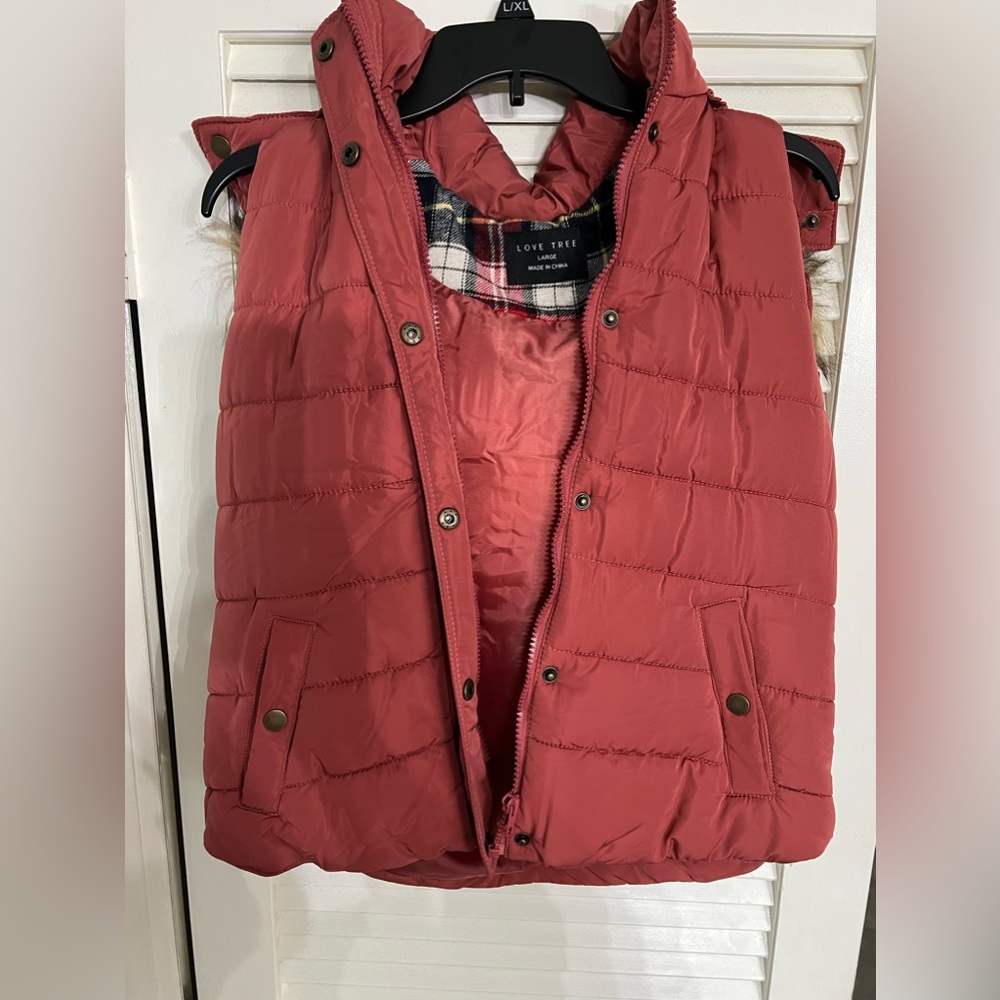 Love Tree Puffer Vest